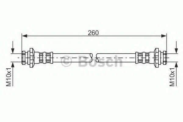 BOSCH 1987476662 Тормозной шланг