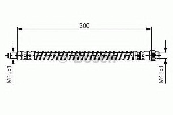 BOSCH 1987476679 Тормозной шланг