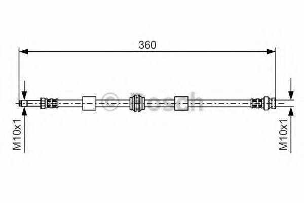 BOSCH 1987476713 Тормозной шланг