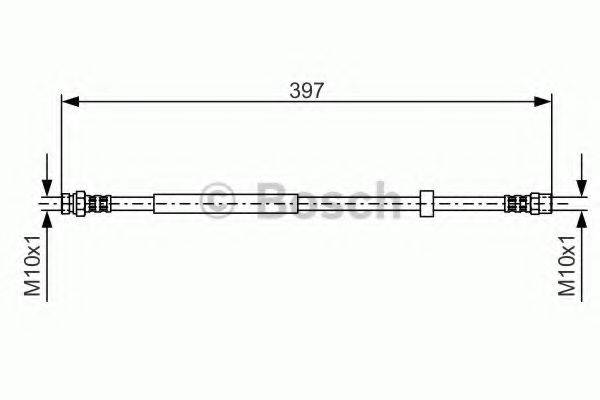 BOSCH 1987476714 Тормозной шланг