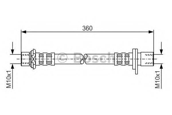 BOSCH 1987476726 Тормозной шланг