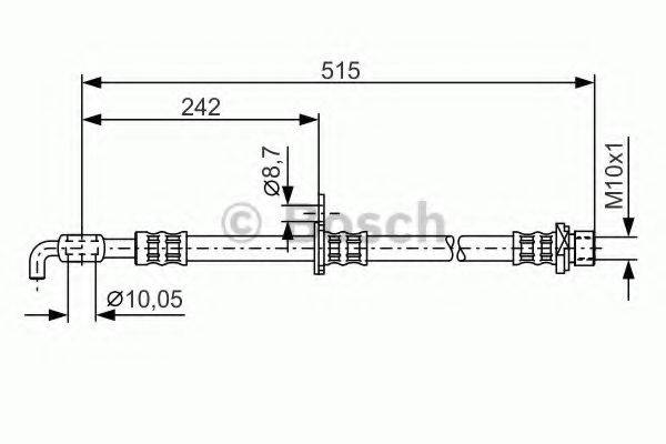 BOSCH 1987476780 Тормозной шланг