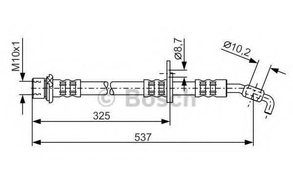BOSCH 1987476782 Тормозной шланг