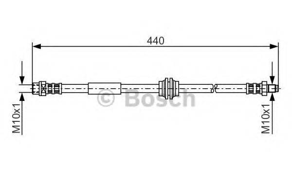 BOSCH 1987476808 Тормозной шланг