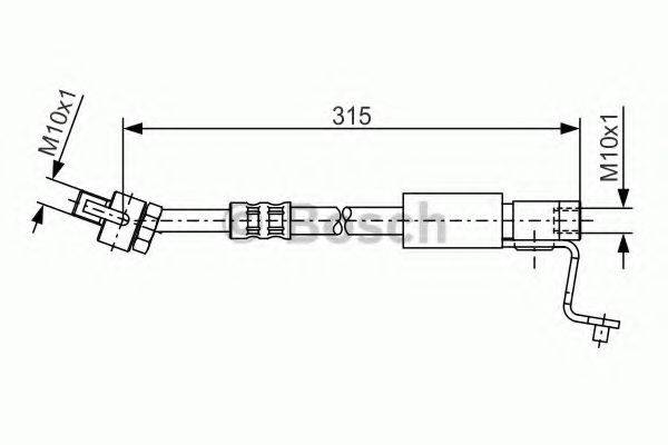 BOSCH 1987476811 Тормозной шланг