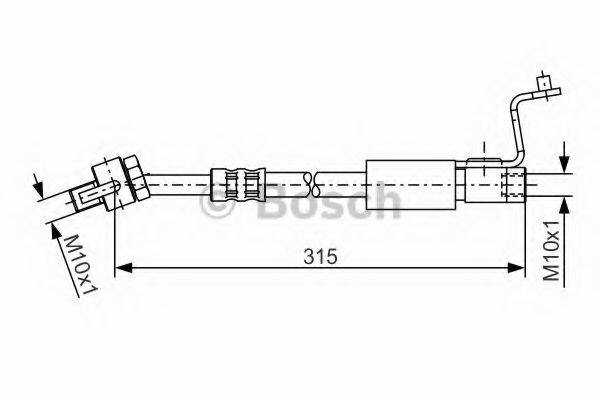 BOSCH 1987476812 Тормозной шланг