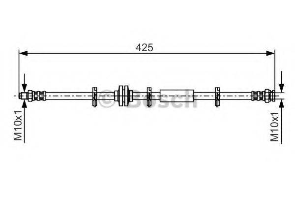 BOSCH 1987476864 Тормозной шланг