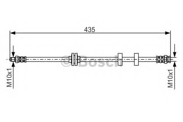 BOSCH 1987476878 Тормозной шланг