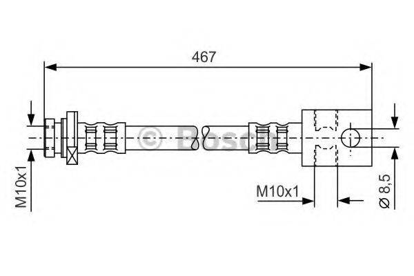 BOSCH 1987476903 Тормозной шланг