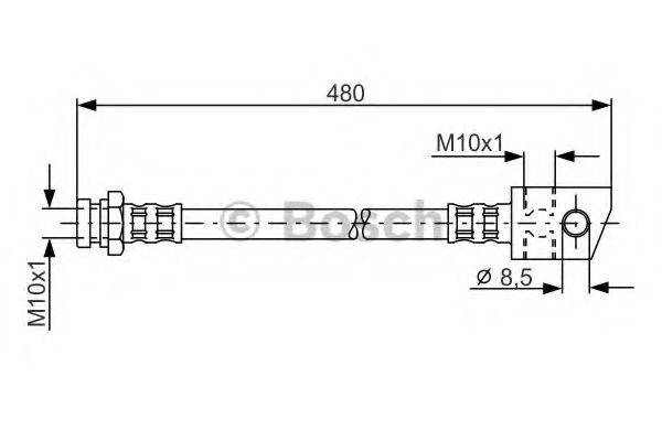 BOSCH 1987476910 Тормозной шланг