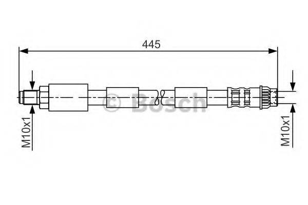 BOSCH 1987476912 Тормозной шланг