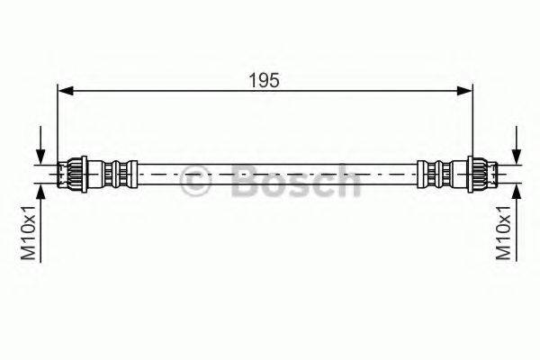 BOSCH 1987476956 Тормозной шланг