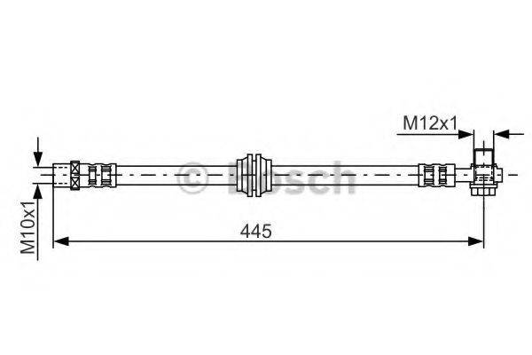 BOSCH 1987476990 Тормозной шланг