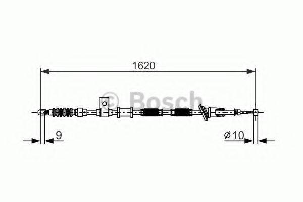 BOSCH 1987477894 Трос, стояночная тормозная система