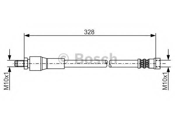 BOSCH 1987481001 Тормозной шланг