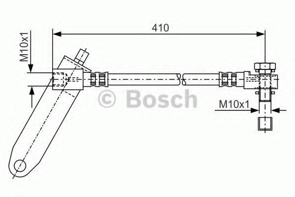 BOSCH 1987481047 Тормозной шланг