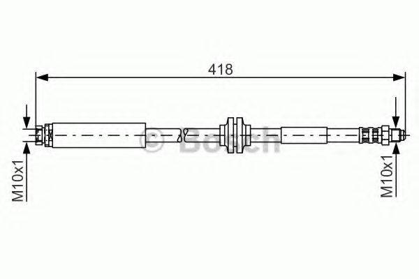 BOSCH 1987481058 Тормозной шланг