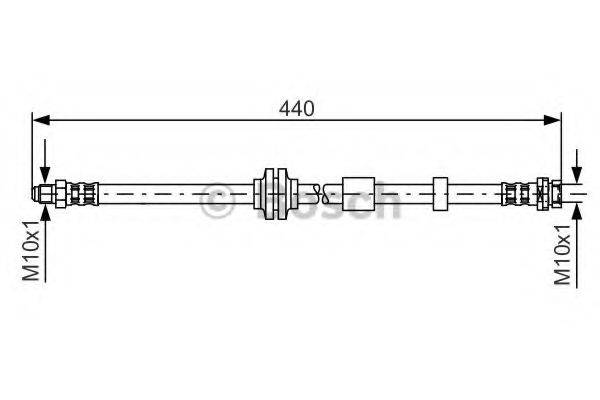 BOSCH 1987481059 Тормозной шланг