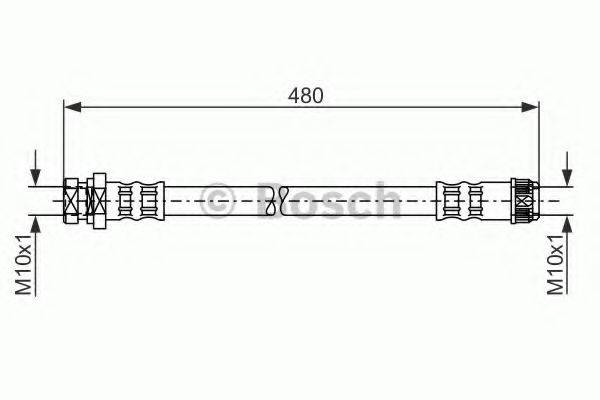 BOSCH 1987481074 Тормозной шланг