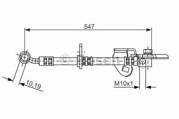 BOSCH 1987481075 Тормозной шланг