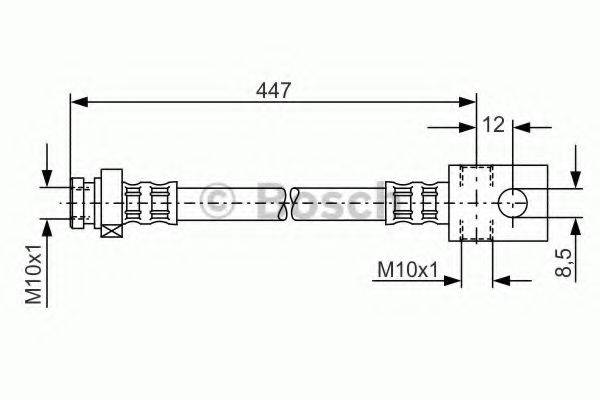 BOSCH 1987481101 Тормозной шланг