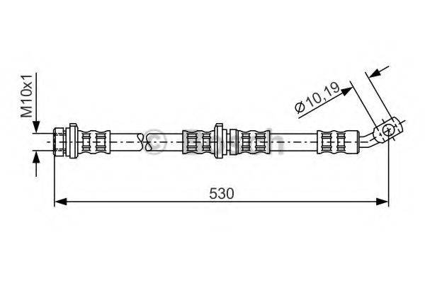 BOSCH 1987481108 Тормозной шланг