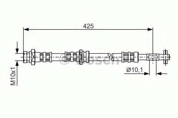 BOSCH 1987481121 Тормозной шланг