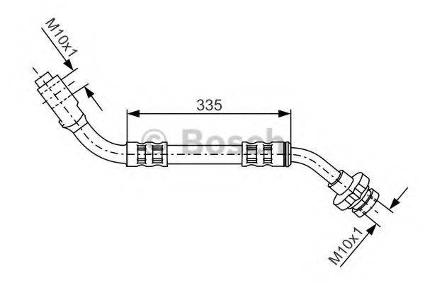 BOSCH 1987481122 Тормозной шланг