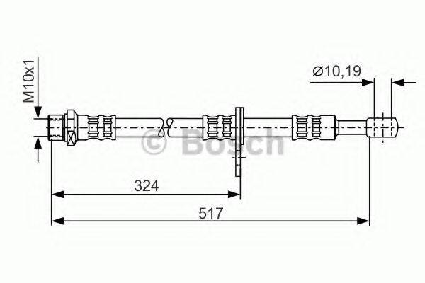 BOSCH 1987481140 Тормозной шланг