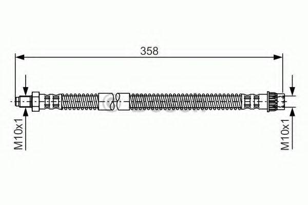 BOSCH 1987481152 Тормозной шланг