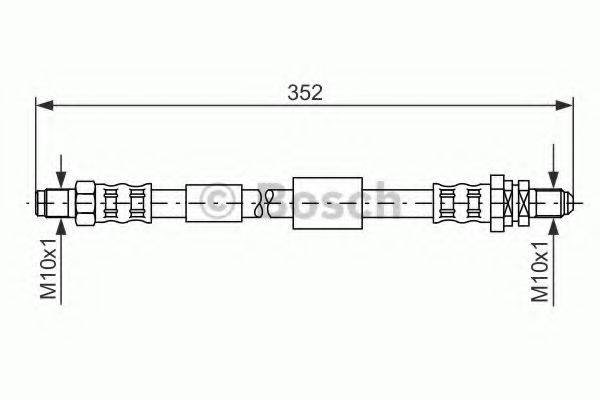 BOSCH 1987481153 Тормозной шланг