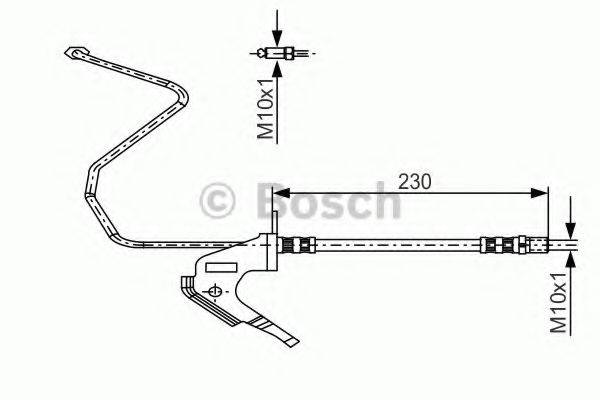 BOSCH 1987481161 Тормозной шланг