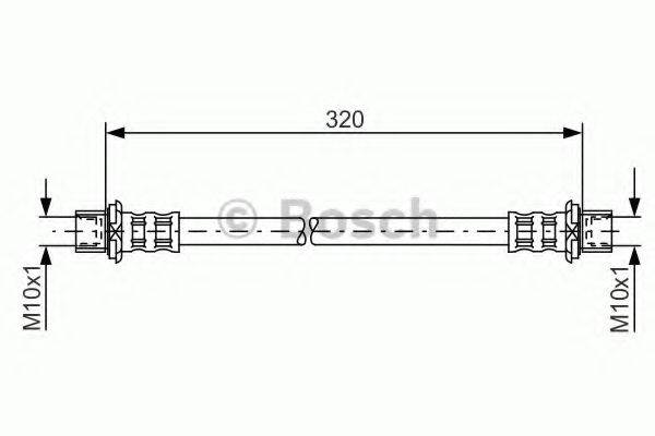 BOSCH 1987481181 Тормозной шланг