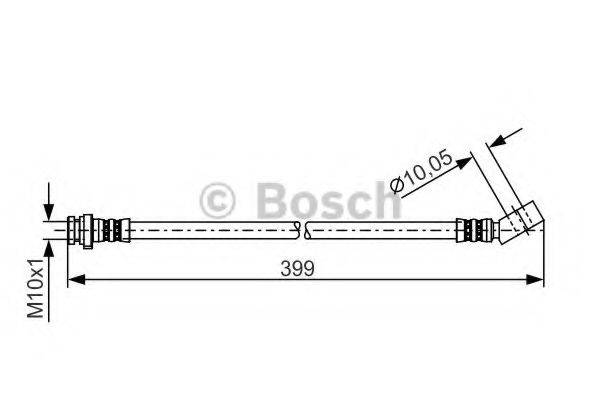 BOSCH 1987481223 Тормозной шланг