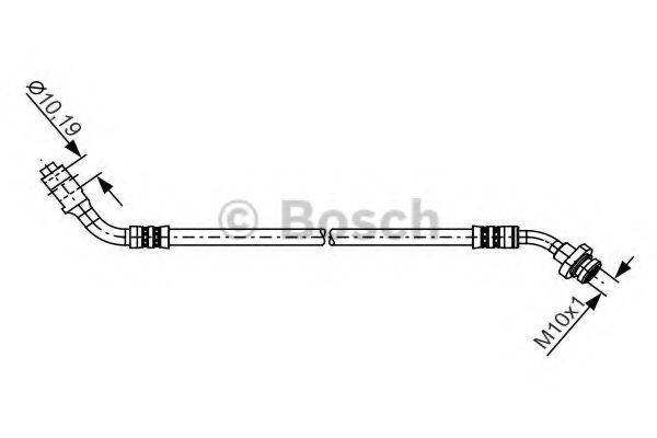 BOSCH 1987481227 Тормозной шланг