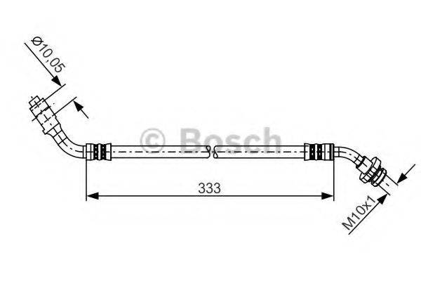 BOSCH 1987481229 Тормозной шланг