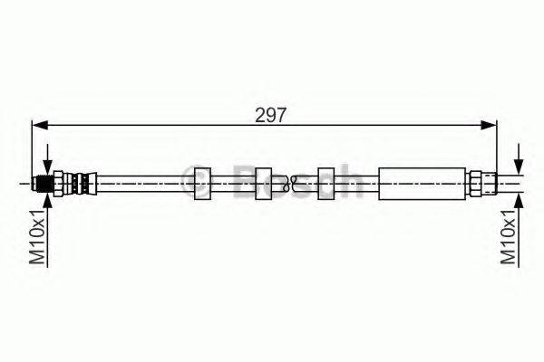 BOSCH 1987481262 Тормозной шланг
