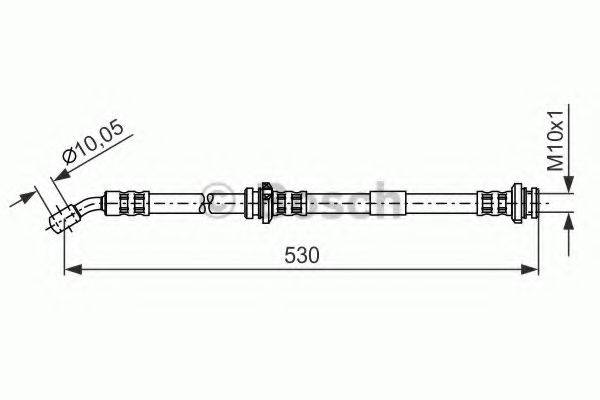 BOSCH 1987481287 Тормозной шланг