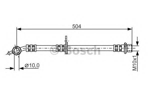 BOSCH 1987481306 Тормозной шланг