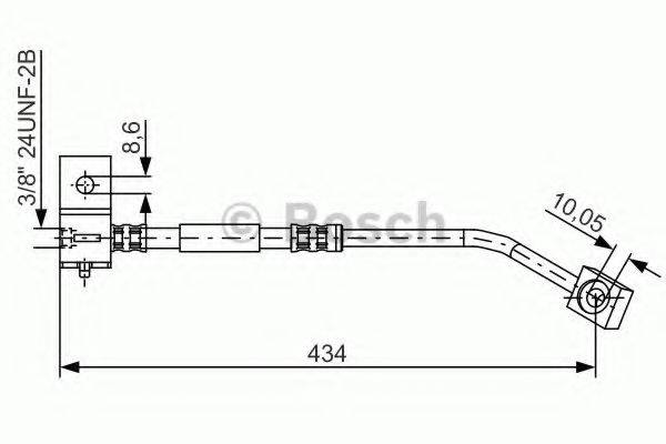 BOSCH 1987481332 Тормозной шланг