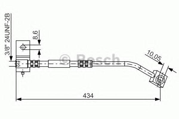 BOSCH 1987481333 Тормозной шланг