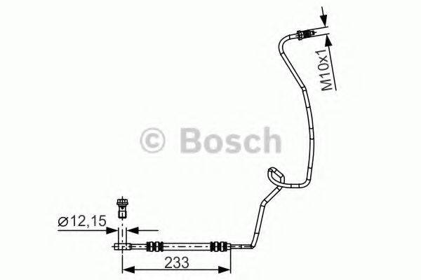 BOSCH 1987481338 Тормозной шланг