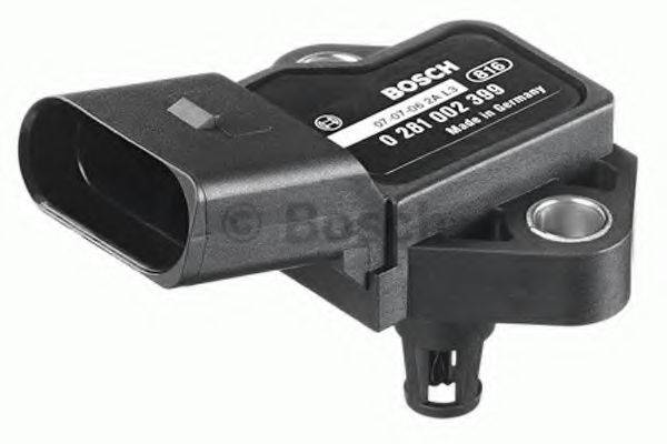 BOSCH 0281002399 Датчик, давление наддува; Датчик, давление наддува; Датчик, давление во впускном газопроводе