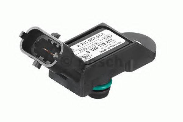 BOSCH 0281002552 Датчик, давление наддува; Датчик, давление наддува; Датчик, давление во впускном газопроводе