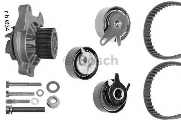 BOSCH 1987948873 Водяной насос + комплект зубчатого ремня