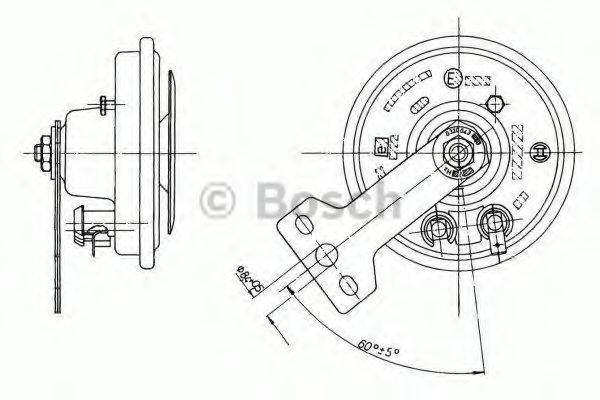 BOSCH 0320043030 Звуковой сигнал; Звуковой сигнал