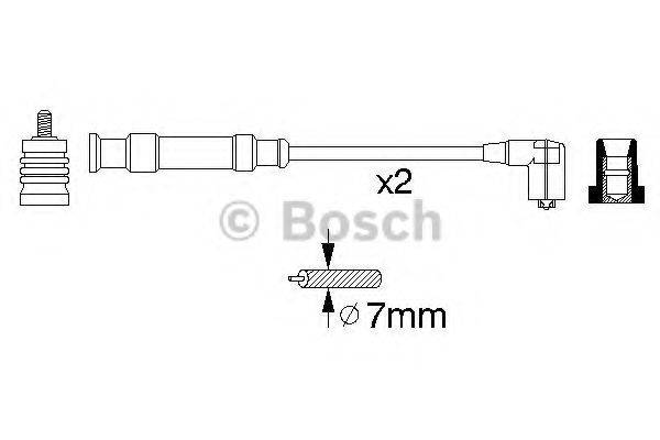 BOSCH 0356912805 Комплект проводов зажигания