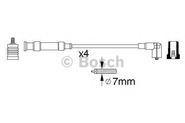 BOSCH 0356912842 Комплект проводов зажигания