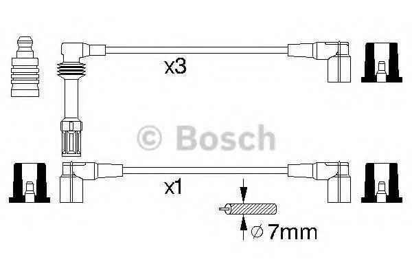 BOSCH 0356912844 Комплект проводов зажигания