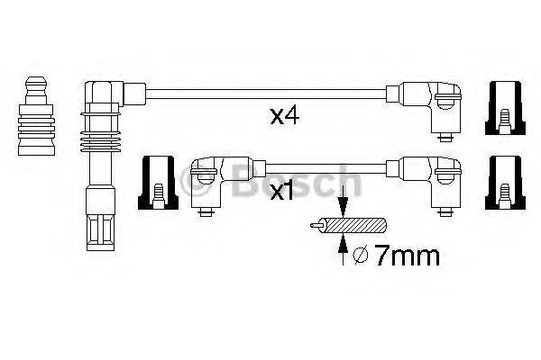 BOSCH 0986356309 Комплект проводов зажигания
